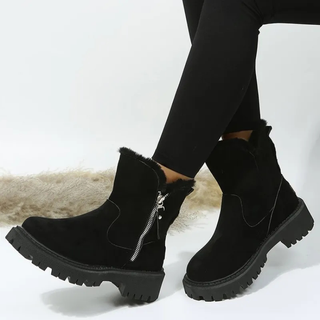 Winterstiefel Damen mit Fellkragen