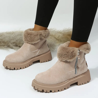 Winterstiefel Damen mit Fellkragen