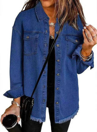 Alltags Jeansjacke - Cecile LavelleDunkelblau