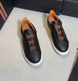 Alltagstaugliche Leder Sneaker - Cecile LavelleBlau