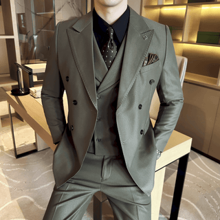 Anzüge Herren Business - Cecile LavelleOlivgrün