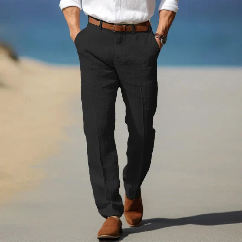Miesten liiketoiminnan slim fit -puku housut