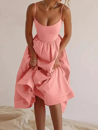 Ärmelloses Festliches Kleid Damen - Cecile LavelleRosa