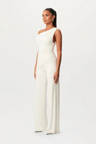 Asymmetrisches Zweiteiler - Set - Cecile LavelleWeiß