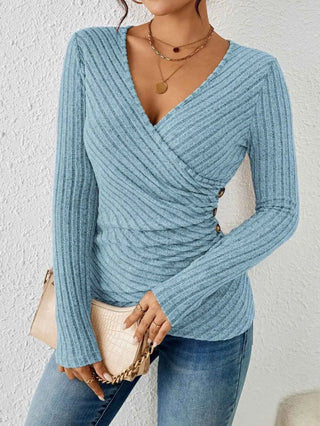 Damen Top Langarm Elegant