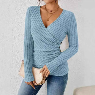 Damen Top Langarm Elegant