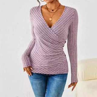 Damen Top Langarm Elegant