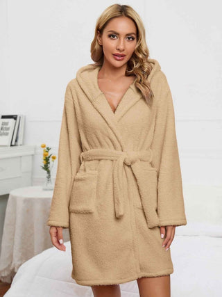 Bademantel Mit Kapuze Damen - Cecile LavelleRosa