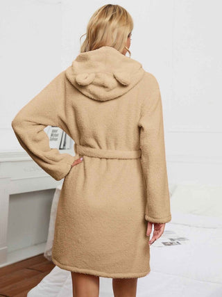 Bademantel Mit Kapuze Damen - Cecile LavelleRosa