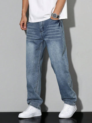 Baggy Jeans Herren Loose Fit - Cecile LavelleGrau