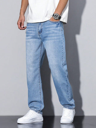 Baggy Jeans Herren Loose Fit - Cecile LavelleGrau