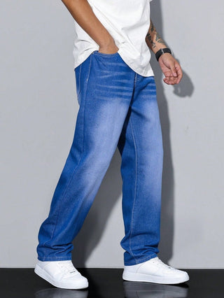 Baggy Jeans Herren Loose Fit - Cecile LavelleDunkelblau