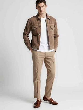 Baumwolljacke Herren - Cecile LavelleBraun