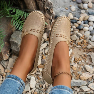 Bequeme Damen Mokassins Mit Komfortsohle - Cecile LavelleBeige