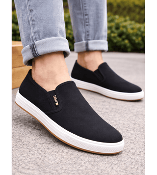Bequeme Herren Komfortsohle Sneaker Zum Reinschlüpfen - Cecile LavelleBlau