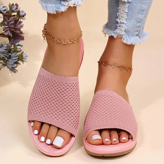 Bequeme Slide - Sandalen Damen - Cecile LavelleMarineblau