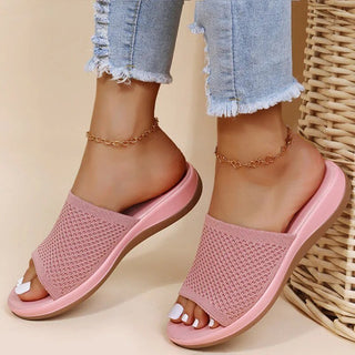 Bequeme Slide - Sandalen Damen - Cecile LavelleRosa