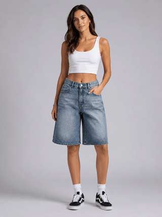 Bermuda Jeans Shorts Damen High Waist - Cecile LavelleDenim
