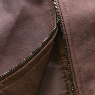 Bikerjacke Herren Slim Fit - Cecile LavelleArmeegrün