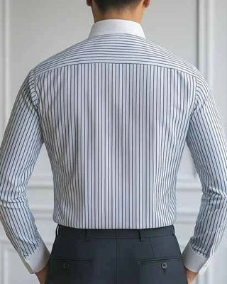 Blau Weiß Gestreiftes Hemd - Cecile LavelleBlau - Weiß