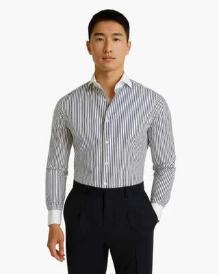 Blau Weiß Gestreiftes Hemd - Cecile LavelleBlau - Weiß