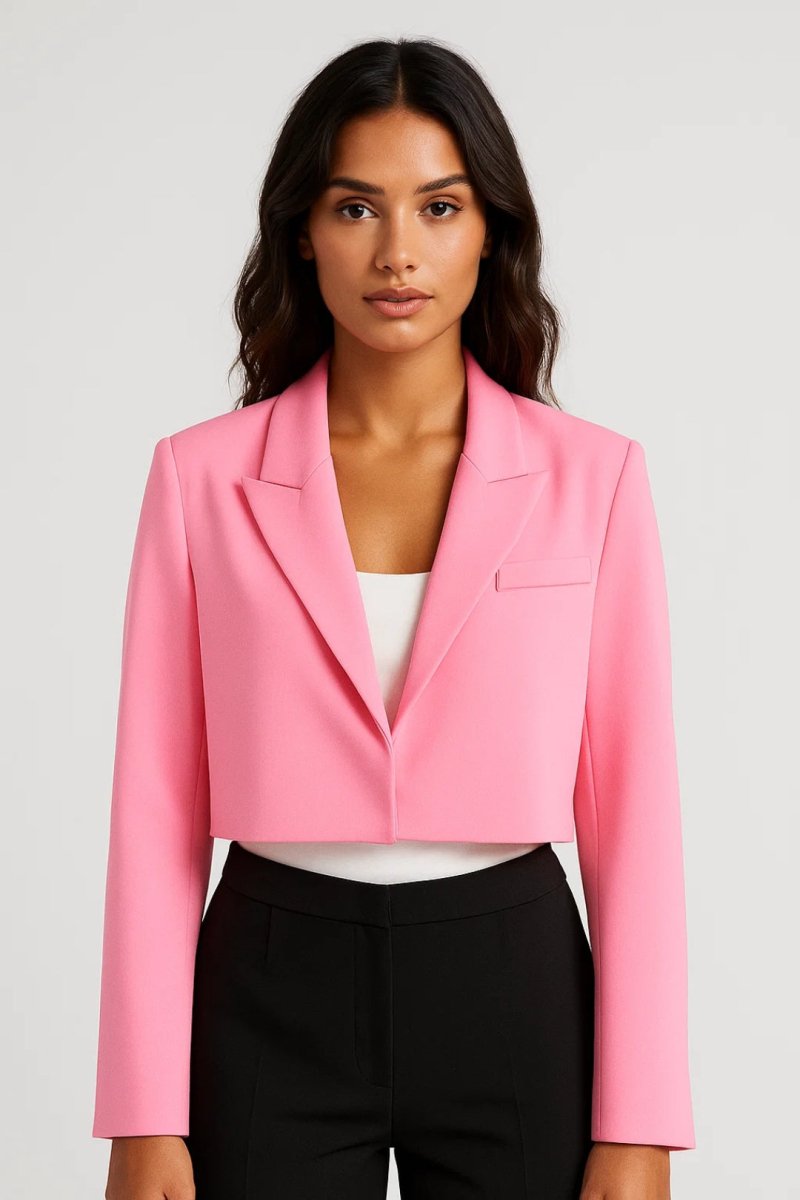 Kort elegant dameblazer