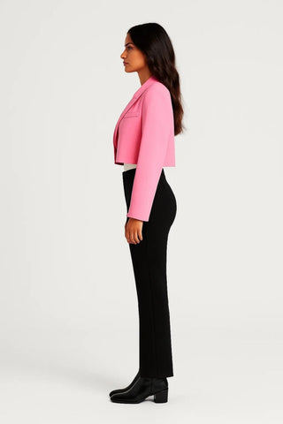 Blazer Damen Kurz Elegant - Cecile LavelleRosa
