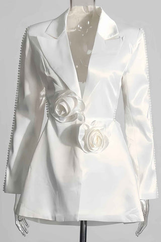 Blazer Meshhosen Set - Cecile LavelleWeiß