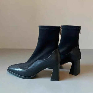 Blockabsatz Stiefeletten - Cecile LavelleBraun