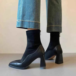 Blockabsatz Stiefeletten - Cecile LavelleBraun