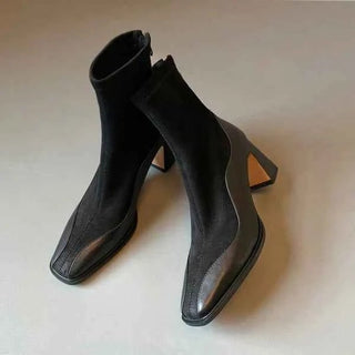 Blockabsatz Stiefeletten - Cecile LavelleBraun