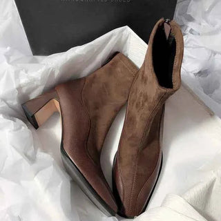 Blockabsatz Stiefeletten - Cecile LavelleBraun