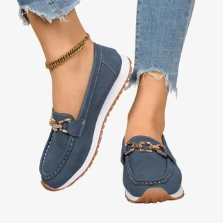 Loafers Damen mit Kettendetail