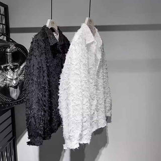 Bluse mit Struktur - Cecile LavelleWeiß