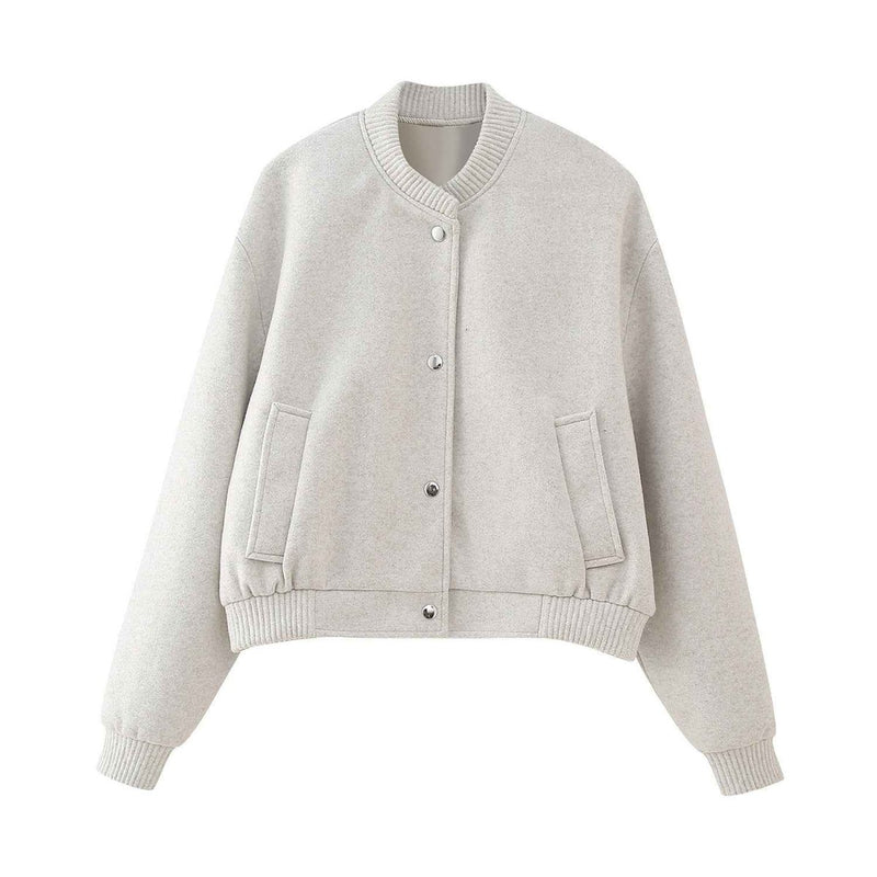 Bomberjakke i oversize-stil