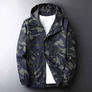 Camouflage Jacke Herren - Cecile LavelleBlau - Camo