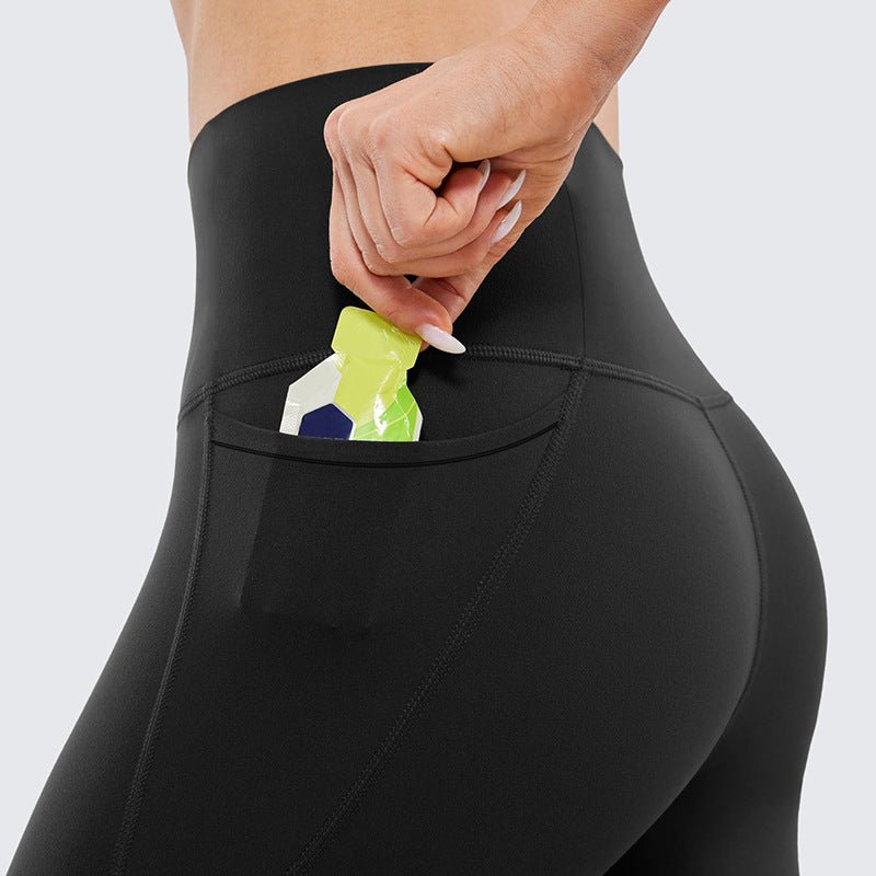 Capri Leggings for Women with High Waist and Side Pocket