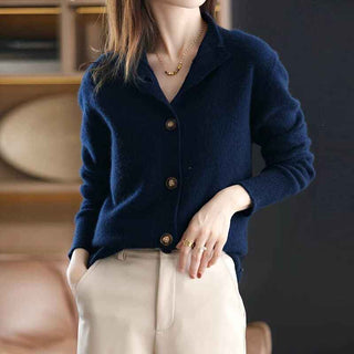 Cardigan mit Knöpfen - Cecile LavelleMarineblau