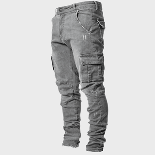Cargo Hose Herren Slim Fit - Cecile LavelleGrau