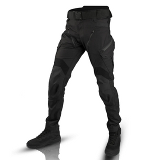 Cargohose Herren Regular Fit in Schwarz