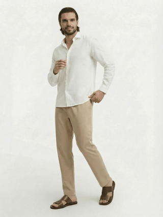 Casual Herren Pantoletten Mit Offenem Design - Cecile LavelleBraun