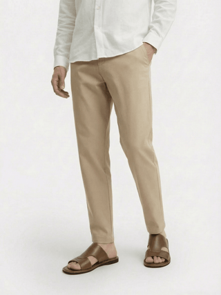 Casual Herren Pantoletten Mit Offenem Design - Cecile LavelleBraun