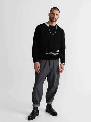 Casual Pullover Herren - Cecile LavelleSchwarz