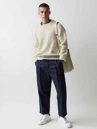 Casual Pullover Herren - Cecile LavelleCremeweiß