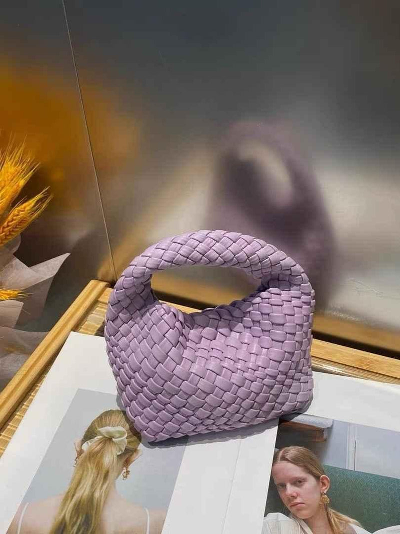 céleste – mini handtasche mit geflochtenem look & soft touch