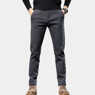 Chinohose Herren Regular Fit in Grau