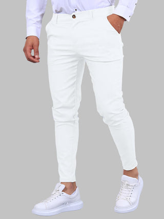 Chinohose Herren Slim Fit - Cecile LavelleWeiß