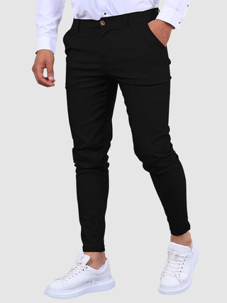 Chinohose Herren Slim Fit - Cecile LavelleSchwarz