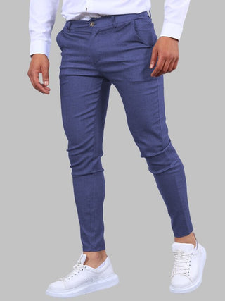 Chinohose Herren Slim Fit - Cecile LavelleBlau