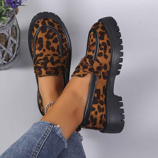 Chunky Loafers Damen - Cecile LavelleLeopard 1